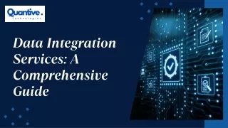 Data Integration Services: A Comprehensive Guide