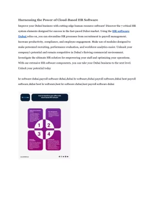 harnessing the power of cloud based hr software