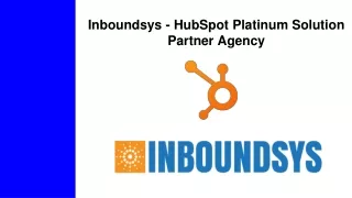 Inboundsys - HubSpot Platinum Solution Partner Agency