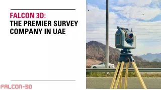 Falcon 3D: The Premier Survey Company in UAE