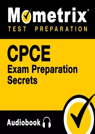 DOWNLOAD/PDF CPCE Secrets Study Guide: CPCE Test Review for the Counselor Preparation