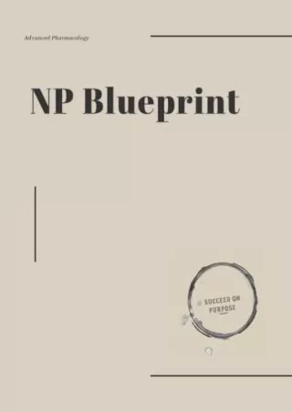 [PDF READ ONLINE] NP Blueprint: Advanced Pharmacology Study Guide