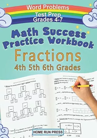 [PDF] DOWNLOAD Math Success Practice Workbook Fractions 4th 5th 6th Grades: Grade 4 Grade 5