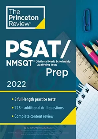 PDF/READ Princeton Review PSAT/NMSQT Prep, 2022: 3 Practice Tests   Review & Techniques