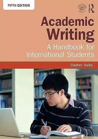 READ [PDF] Academic Writing: A Handbook for International Students