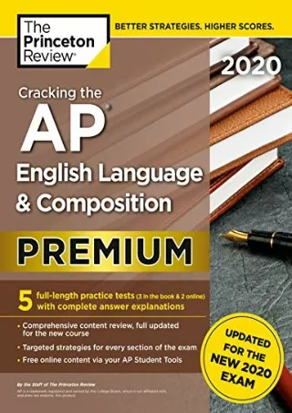 [PDF READ ONLINE] Cracking the AP English Language & Composition Exam 2020, Premium Edition: 5