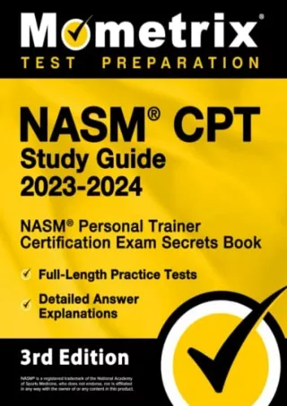 [READ DOWNLOAD] NASM CPT Study Guide 2023-2024 - NASM Personal Trainer Certification Exam