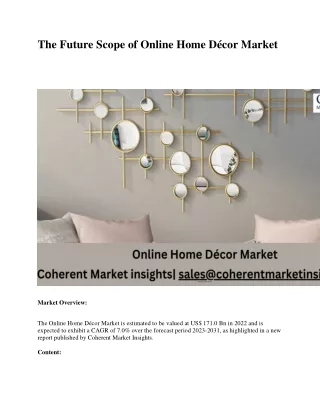 Online Home Décor Market