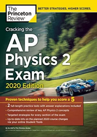 DOWNLOAD/PDF Cracking the AP Physics 2 Exam, 2020 Edition: Practice Tests & Proven