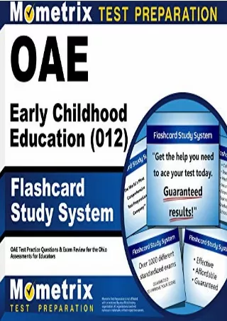 PDF/READ OAE Early Childhood Education (012) Flashcard Study System: OAE Test Practice