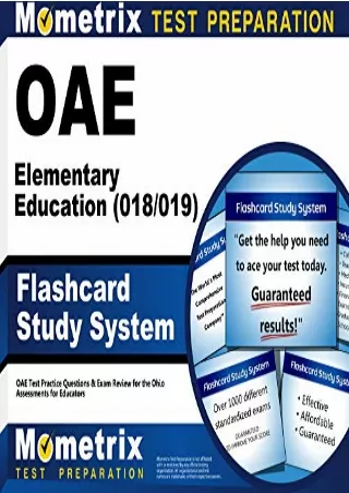 DOWNLOAD/PDF OAE Elementary Education (018/019) Flashcard Study System: OAE Test Practice