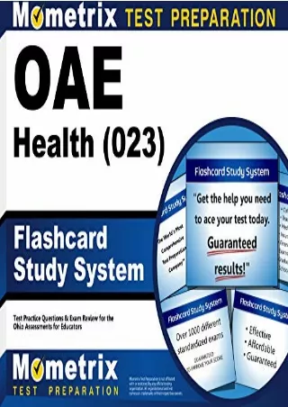 [PDF READ ONLINE] OAE Health (023) Flashcard Study System: OAE Test Practice Questions & Exam