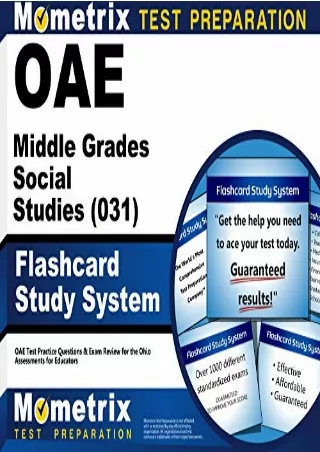 READ [PDF] OAE Middle Grades Social Studies (031) Flashcard Study System: OAE Test
