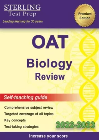 get [PDF] Download Sterling Test Prep OAT Biology Review: Complete Subject Review (Optometry