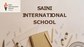 Looking for a top CBSE boarding school in West Bengal? Saini International Schoo