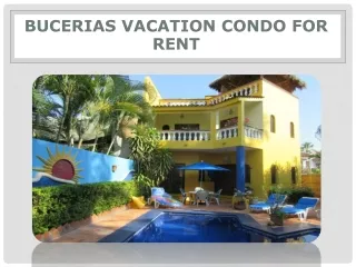 Bucerias vacation condo for rent