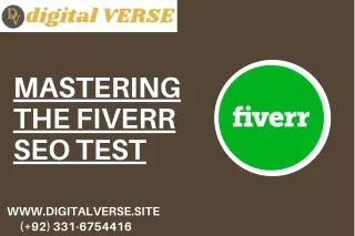Mastering the Fiverr SEO Test