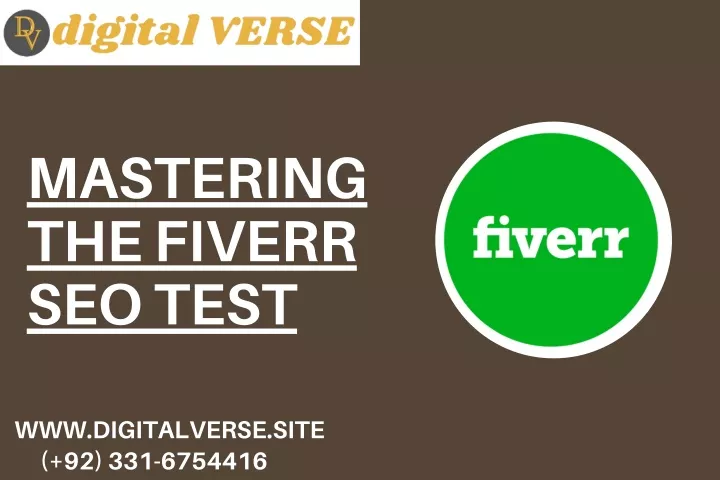 mastering the fiverr seo test