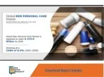 men personal care market - slide 1