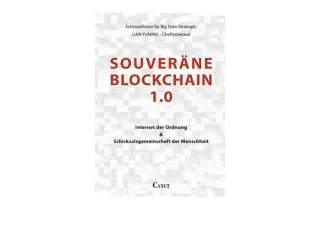 Kindle online PDF Souveräne Blockchain 1 0 Internet der Ordnung und Schicksalsge