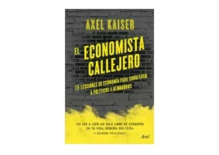 PDF read online El economista callejero Spanish Edition  for ipad