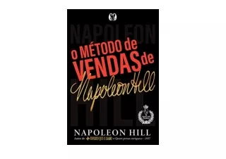 Download PDF O Método de Vendas de Napoleon Hill Portuguese Edition  free acces