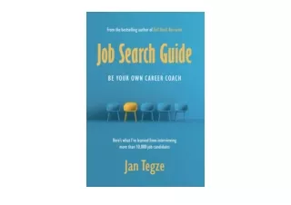 Download PDF Job Search Guide Be Your Own Career Coach free acces