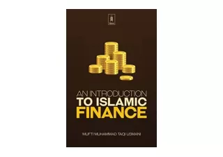 Download PDF An Introduction to Islamic Finance unlimited