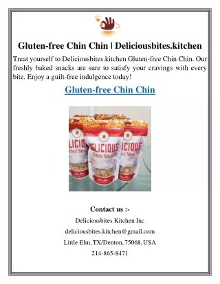 Gluten-free Chin Chin
