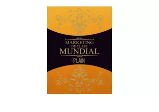 Kindle online PDF Marketing de clase mundial for android
