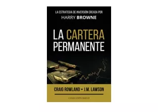 Ebook download La Cartera Permanente La estrategia de inversión creada por Harry