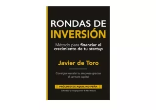 Download Rondas de inversión Método para financiar el crecimiento de tu startup