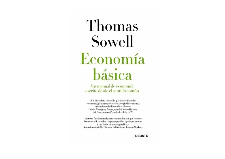 PPT - Download PDF Economía básica Un manual de economía escrito desde