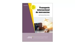 Ebook download Transporte internacional de mercancías 2 ª edición Rústica free a