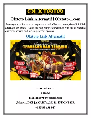 Olxtoto Link Alternatif