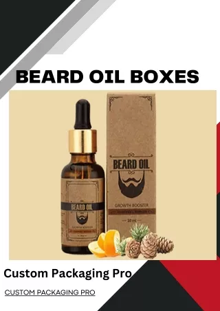 Beard Oil Boxes pdf infografics