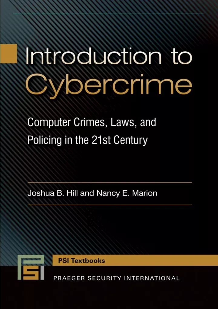 introduction to cybercrime computer crimes laws