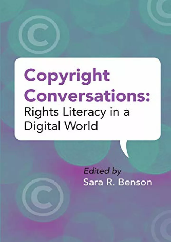 copyright conversations rights literacy