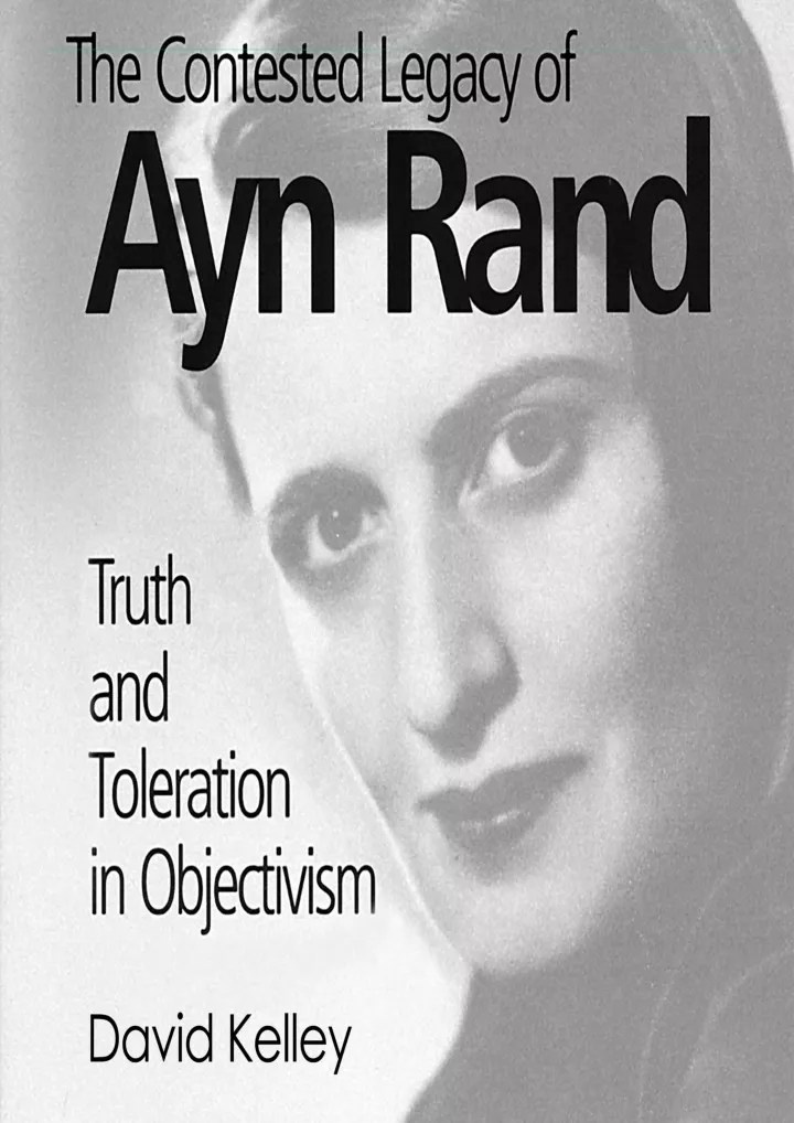 the contested legacy of ayn rand truth