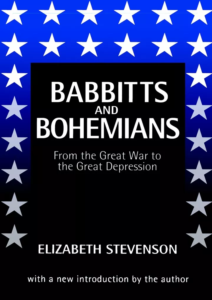 babbitts and bohemians from the great
