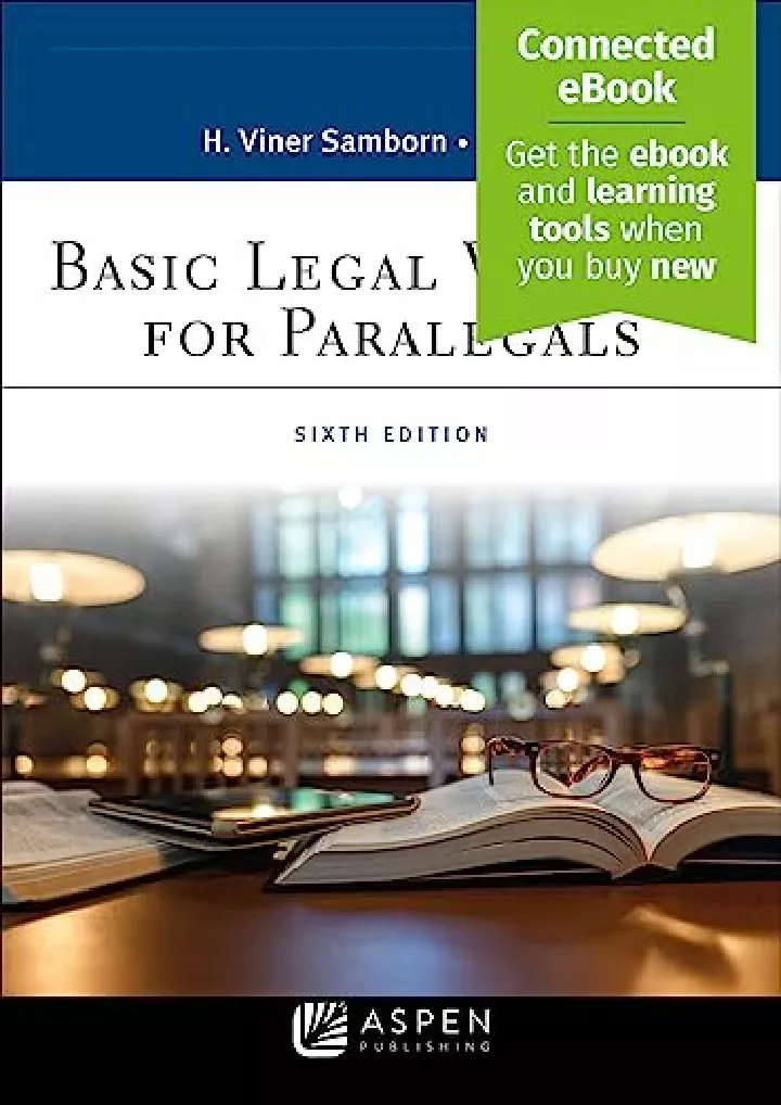 basic legal writing for paralegals aspen