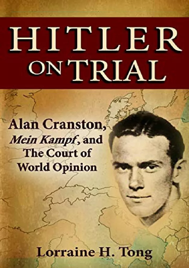 hitler on trial alan cranston mein kampf