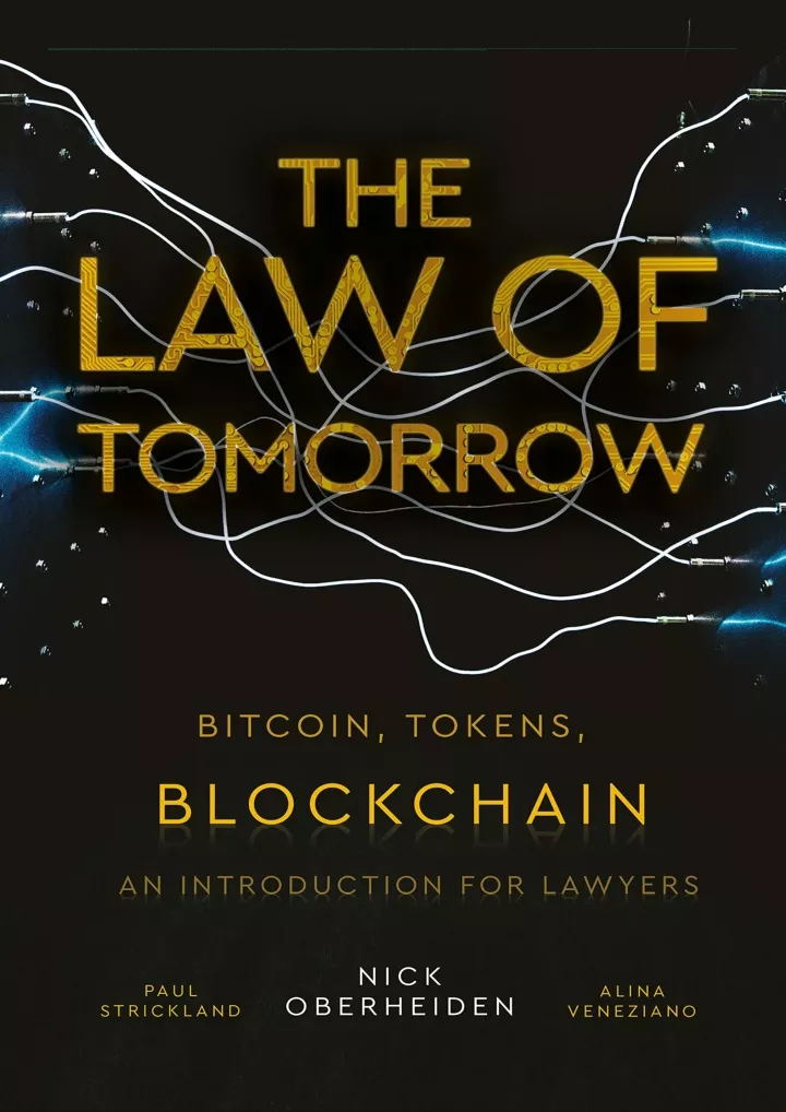 the law of tomorrow bitcoin tokens blockchain