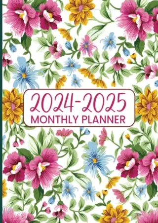 [PDF] DOWNLOAD FREE 2024-2025 Monthly Planner: 2-Year Monthly Planner 2024-
