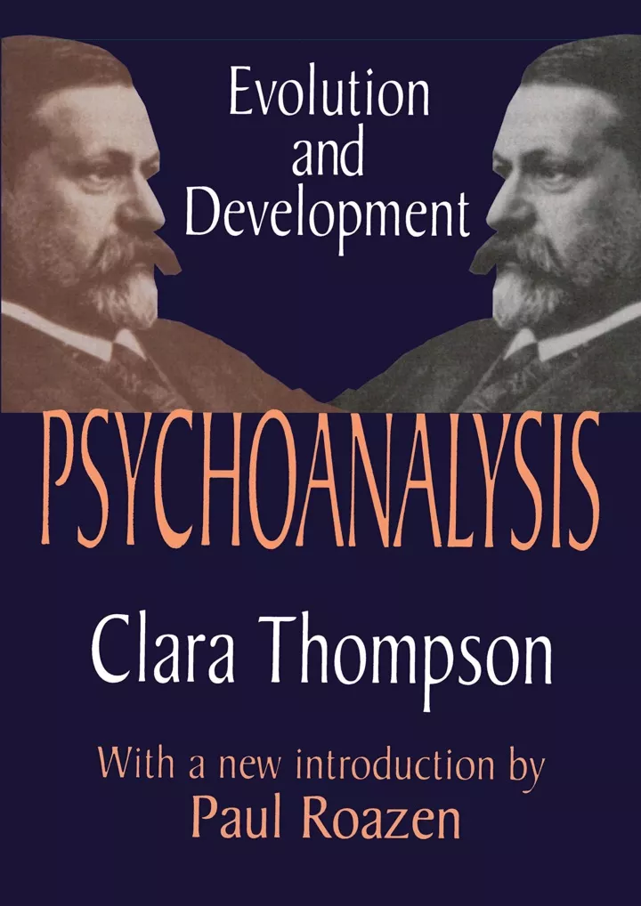 psychoanalysis evolution and development download