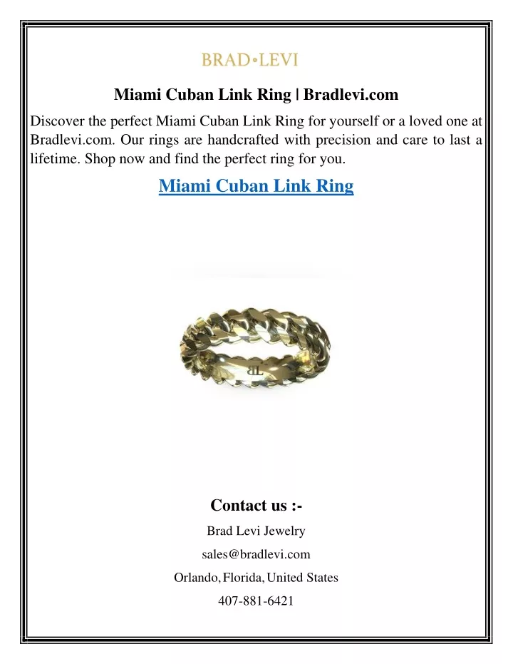 miami cuban link ring bradlevi com