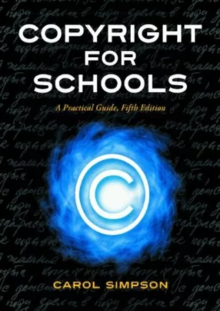 [PDF] DOWNLOAD EBOOK Copyright for Schools: A Practical Guide epub