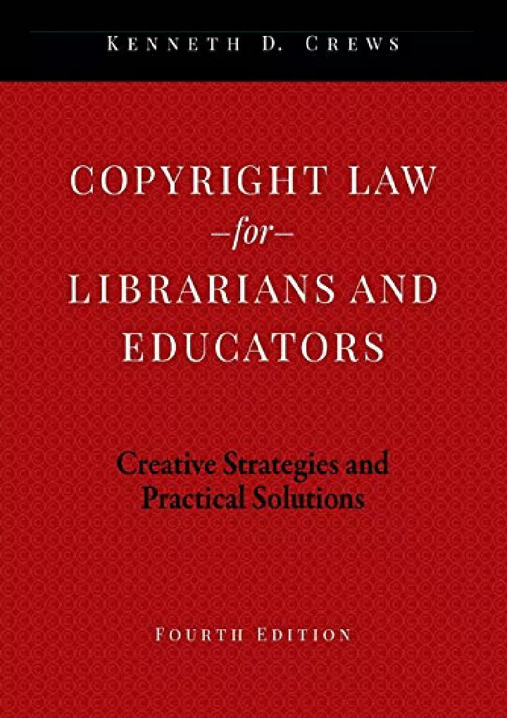 copyright law for librarians and educators