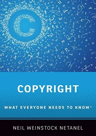 PDF BOOK DOWNLOAD Copyright: What Everyone Needs to Know® read