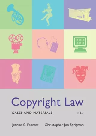 PDF Download Copyright Law: Cases and Materials (v3.0) epub